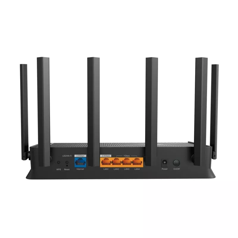 TP-Link Archer BE400 belaidis maršrutizatorius 2,5 Gigabit Ethernet dviejų juostų (2,4 GHz / 5 GHz) Juodas