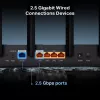TP-Link Archer BE400 belaidis maršrutizatorius 2,5 Gigabit Ethernet dviejų juostų (2,4 GHz / 5 GHz) Juodas
