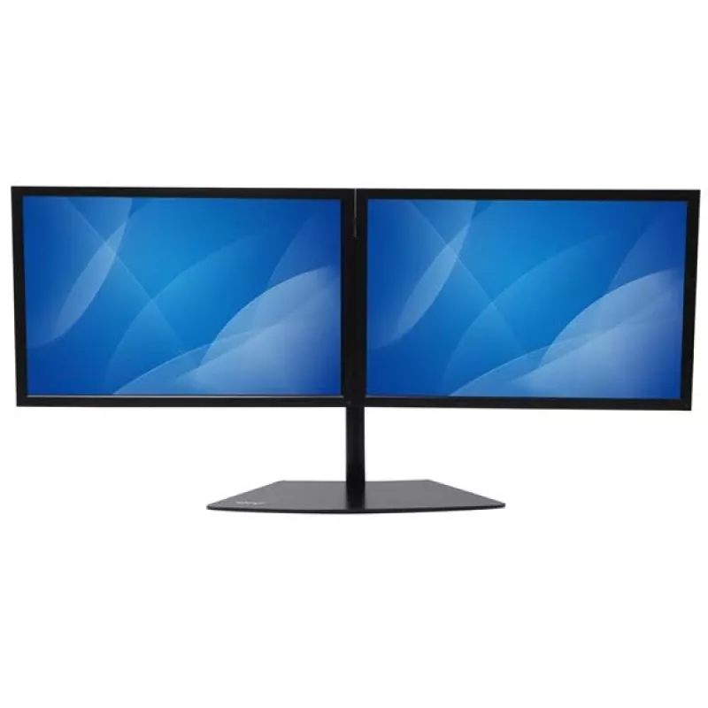 StarTech.com Dviejų monitorių stovas – Horizontalus – Juodas
