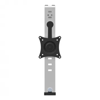 StarTech.com Kabinamo monitoriaus laikiklis skyriaus sienai - Vieno monitoriaus kabliukas - Iki 34 colių VESA montavimo ekranui - Aukščio reguliavimas ergonomiškas biuro kabinamas plokščio ekrano kabliukas ir spaustuvas