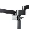 StarTech.com Dvigubas monitoriaus laikiklis ant stalo, pilnas judesys, iki 32 colių (8 kg), aukščio reguliavimas, spaustuvinis/anginis tvirtinimas, mechaninė spyruoklė