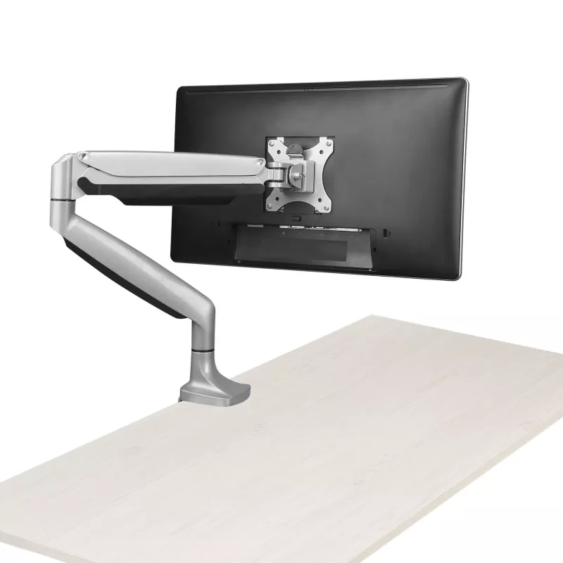 StarTech.com ARMPIVOTHD – vieno monitoriaus laikiklis ant stalo, aliuminis, sidabrinis, 9 kg, VESA 75x75/100x100