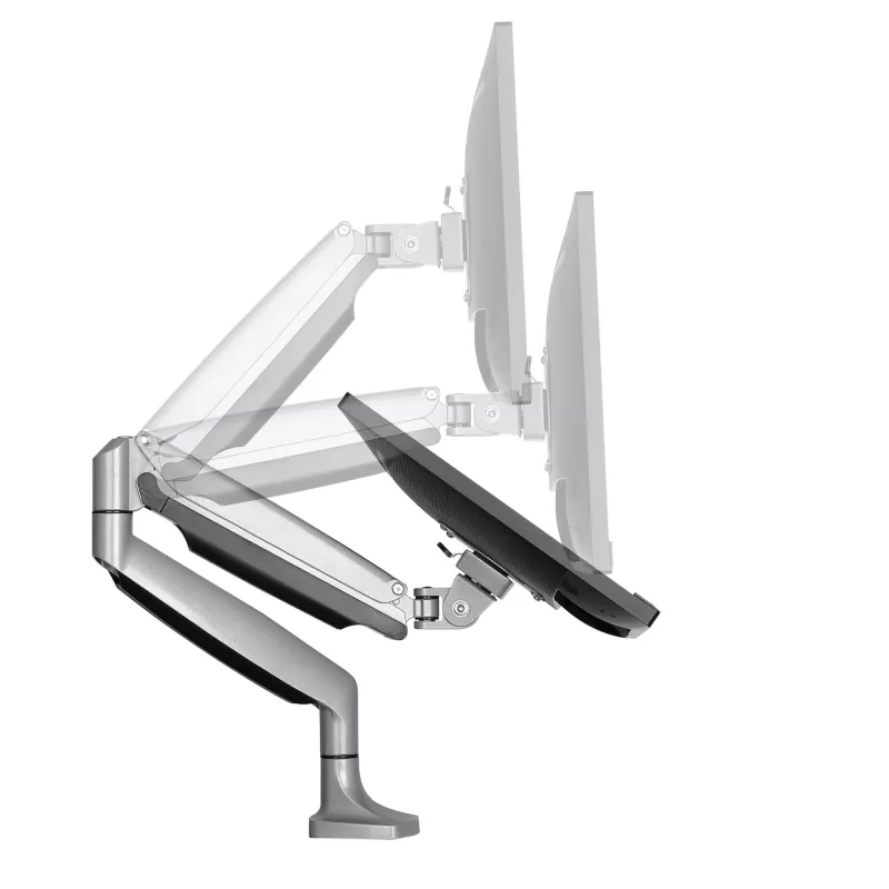 StarTech.com ARMPIVOTHD – vieno monitoriaus laikiklis ant stalo, aliuminis, sidabrinis, 9 kg, VESA 75x75/100x100