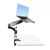 StarTech.com stalinis laikiklis nešiojamam kompiuteriui ir monitoriui - pilno judesio ranka, tinka iki 34 colių monitoriui, VESA laikiklis, ergonomiškas reguliuojamas stovas, tvirtinimas spaustuku