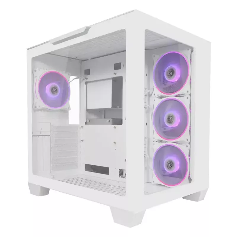 PC korpusas LC-Power Gaming 807W Midi Tower baltas