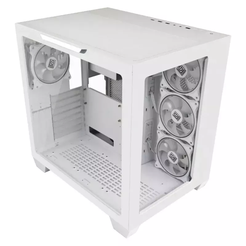 PC korpusas LC-Power Gaming 807W Midi Tower baltas
