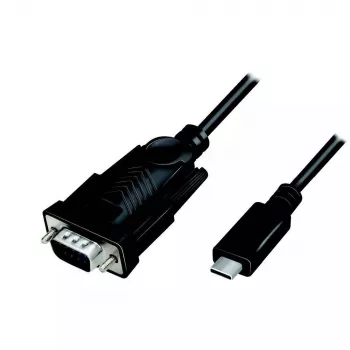 LogiLink AU0051A vaizdo kabelio adapteris 1,2 m USB-C VGA D-Sub juodas