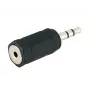 Lyties keitiklis Microconnect AUDALX 3,5mm į 2,5mm juodas