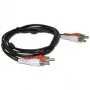 MicroConnect AUDCC2 garso kabelis 1,5 m 2 x RCA juodas