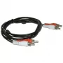 Mikrofoninis kabelis Microconnect AUDCC5 5 m 2 x RCA juodas