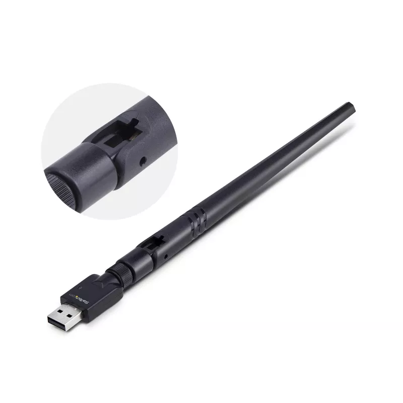 StarTech.com USB Bluetooth 5.3 1 klasės adapteris (dangtelis) kompiuteriui/nešiojamam kompiuteriui, ilgo nuotolio ryšys klaviatūrai, pelei, garso srautiniam perdavimui ir PAN tinklui, Windows/Linux