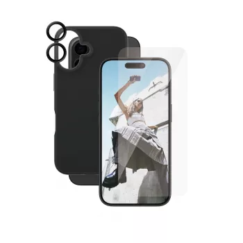 3-in-1 apsauginis rinkinys PanzerGlass CARE by Fashion iPhone 16