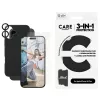 PanzerGlass CARE™ by ® 3-in-1 komplektas iPhone 16 Plus, Apple, iPhone 16 Plus, sausas klijavimas, atsparus įbrėžimams, atsparus smūgiams, permatomas, 1 vnt.
