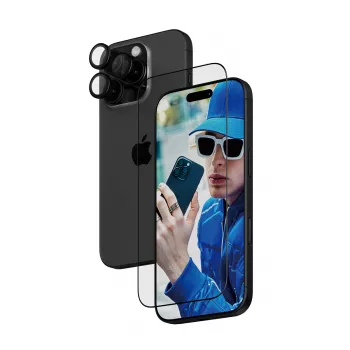 PanzerGlass 2-in-1 rinkinys iPhone '24 6,3 colio Pro B2862+1284