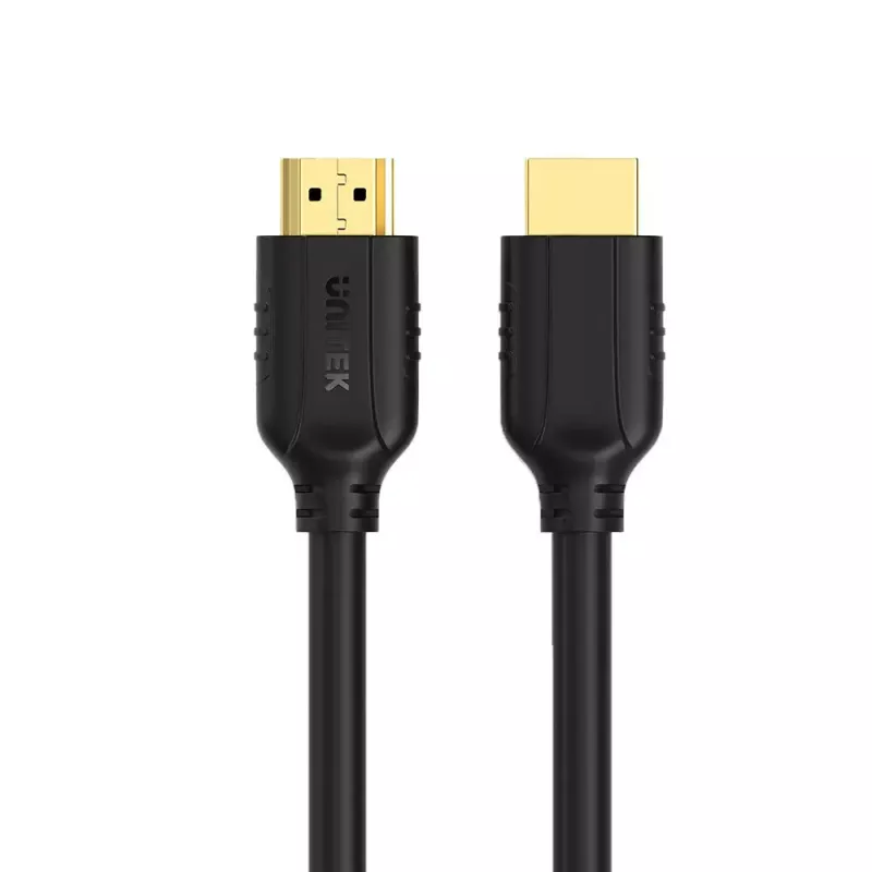 HDMI laidas Unitek C11079BK-10M — 10 m, HDMI A tipo kištukas į A tipo kištuką, juodas, palaiko iki 4096×3112