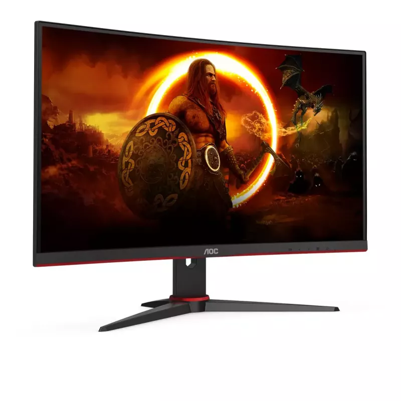 AOC G2 C27G2E/BK monitorius 68,6 cm (27 colių) 1920 x 1080 pikselių Full HD juodas, raudonas