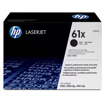 HP 61X didelės talpos juoda originali lazerinė kasetė 1 vnt.