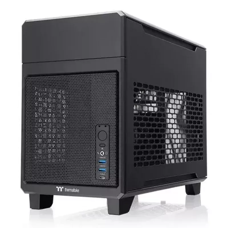 Korpusas Thermaltake TR100 Mini Tower juodas