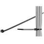 MicroConnect CABLETIE3 kabelio raištis – kopėtėlinis, juodas, 100 vnt.