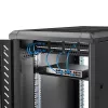 StarTech.com 1U fiksuota serverių stelažo lentyna - 10 colių gylio plieninė universali konsolinė padėkla 19 colių AV / tinklo įrangos stelažui - sunkiosios apkrovos plienas - svorio talpa 44 svarai / 20 kg, juoda