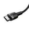 Baseus Cafule USB laidas USB 2.0 2 m USB C juodas