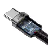 Baseus Cafule USB laidas USB 2.0 2 m USB C juodas