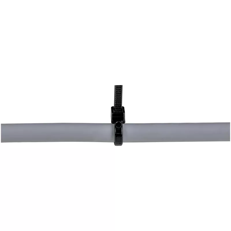 StarTech.com 100 vnt. 6 colių (15 cm) kabelių raiščiai - 3,6 mm pločio, 39 mm ryšulio skersmuo, 18 kg tempimo stipris, nailoniniai savaime užsifiksuojantys raiščiai su lenktu galu, UL sertifikuoti, juodi - TAA