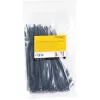 StarTech.com 100 vnt. 6 colių (15 cm) kabelių raiščiai - 3,6 mm pločio, 39 mm ryšulio skersmuo, 18 kg tempimo stipris, nailoniniai savaime užsifiksuojantys raiščiai su lenktu galu, UL sertifikuoti, juodi - TAA