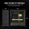 PC korpusas Corsair 7000D Airflow Full Tower juodas