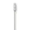 Nedis CCTB39940AL10 Laidas Lightning 1 m Aliuminis 3,5 mm Jungtis
