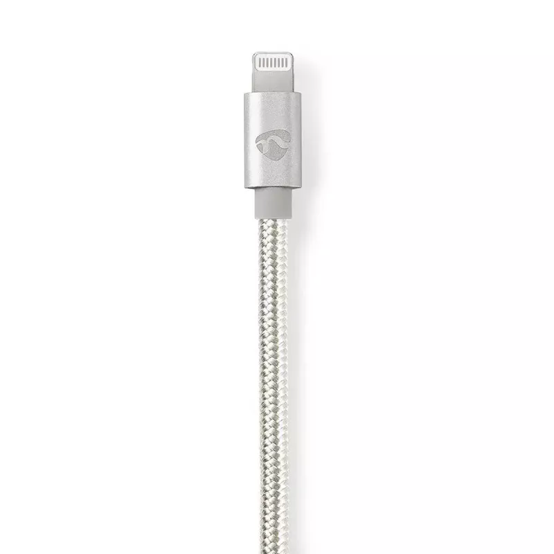 Nedis CCTB39940AL10 Laidas Lightning 1 m Aliuminis 3,5 mm Jungtis