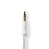 Nedis CCTB39940AL10 Laidas Lightning 1 m Aliuminis 3,5 mm Jungtis