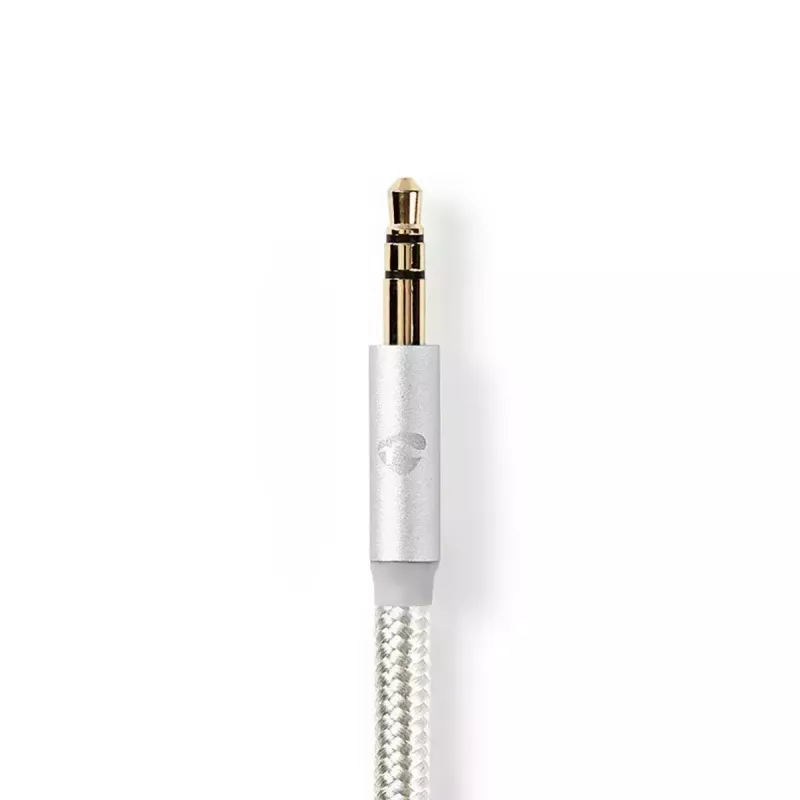 Nedis CCTB39940AL10 Laidas Lightning 1 m Aliuminis 3,5 mm Jungtis