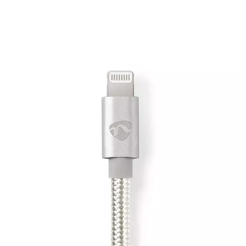 Nedis CCTB39940AL10 Laidas Lightning 1 m Aliuminis 3,5 mm Jungtis