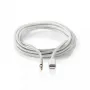 Nedis CCTB39940AL10 Laidas Lightning 1 m Aliuminis 3,5 mm Jungtis