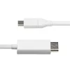 StarTech.com 1,9 m USB-C į DisplayPort 1.2 laidas, dvipusis, 4K 60Hz, baltas, skirtas Apple MacBook Pro / Air M1 M2 M3 M4, Mac Mini / Studio, Thunderbolt suderinamas
