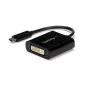 StarTech.com USB-C į DVI adapteris – juodas – 1920x1200 – USB Type C vaizdo keitiklis DVI D ekranui/monitoriui/projektoriui – atnaujinta versija CDP2DVIEC