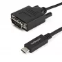StarTech.com 1 m USB-C į DVI laidas - 1920 x 1200 - juodas