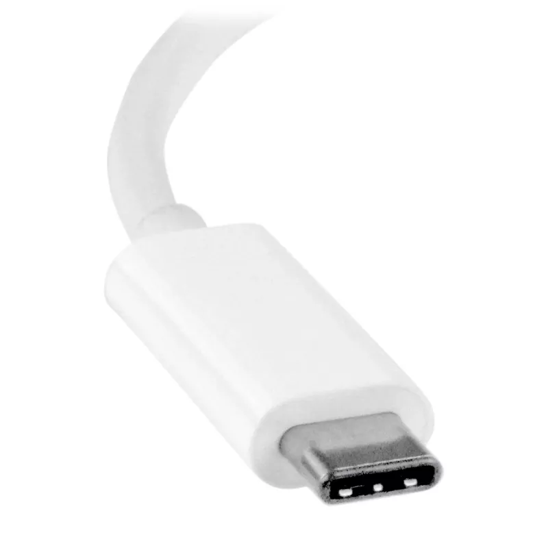 StarTech.com USB-C į DVI adapteris – baltas, 3.2 Gen 2 (3.1 Gen 2), USB Type-C, DVI išvestis, 1920 x 1200 pikselių