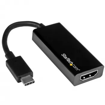 StarTech.com USB-C į HDMI adapteris 4K 30Hz – juodas, 3.2 Gen 2 (3.1 Gen 2), USB Type-C, HDMI išvestis, 3840 x 2160 pikseliai
