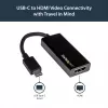 StarTech.com USB-C į HDMI adapteris 4K 30Hz – juodas, 3.2 Gen 2 (3.1 Gen 2), USB Type-C, HDMI išvestis, 3840 x 2160 pikseliai
