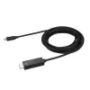 StarTech.com 10ft (3m) USB-C į HDMI laidas - 4K 60Hz USB Type C į HDMI 2.0 vaizdo adapterio laidas - suderinamas su Thunderbolt 3 - nešiojamam kompiuteriui prie HDMI monitoriaus/ekrano - DP 1.2 Alt Mode HBR2 - juoda