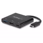 StarTech.com USB-C kelių prievadų adapteris su HDMI - USB 3.0 prievadas - 60W PD - Juodas