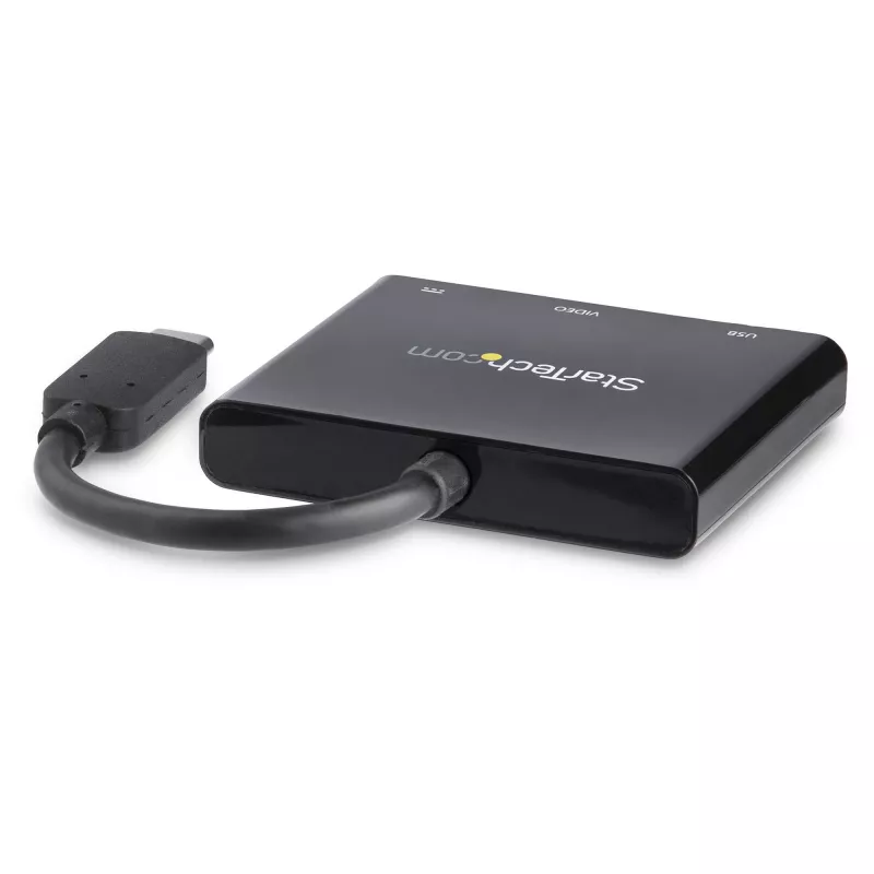 StarTech.com USB-C kelių prievadų adapteris su HDMI - USB 3.0 prievadas - 60W PD - Juodas