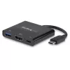 StarTech.com USB-C kelių prievadų adapteris su HDMI - USB 3.0 prievadas - 60W PD - Juodas