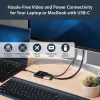 StarTech.com USB-C kelių prievadų adapteris su HDMI - USB 3.0 prievadas - 60W PD - Juodas