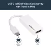 StarTech.com USB-C į HDMI adapteris su 4K 30Hz - Baltas