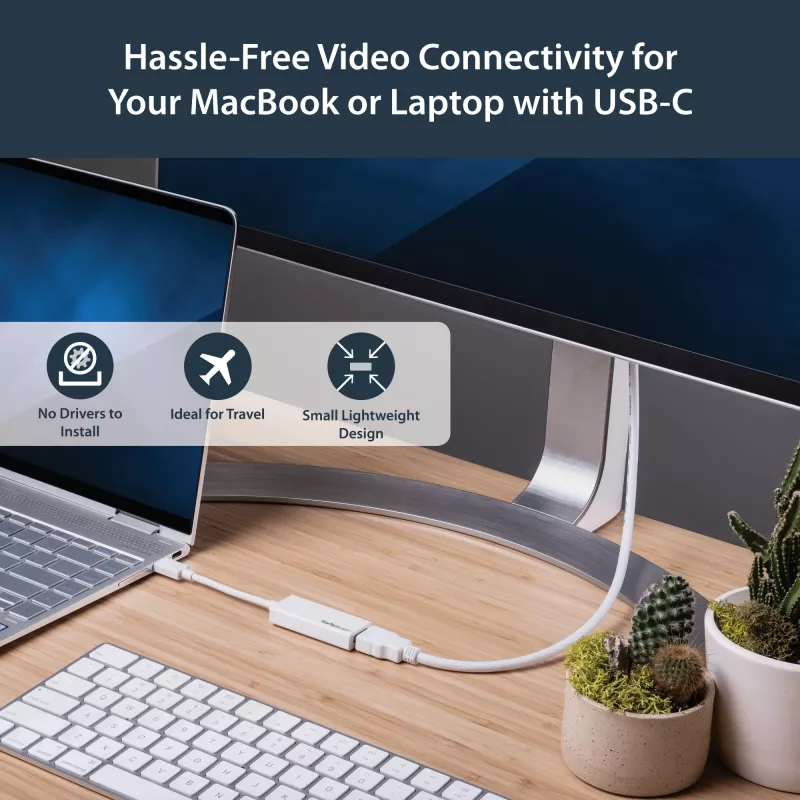 StarTech.com USB-C į HDMI adapteris su 4K 30Hz - Baltas