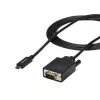 StarTech.com 6ft/2m USB-C į VGA laidas - 1920x1200/1080p USB Type-C į VGA vaizdo aktyvus adapterio laidas - Thunderbolt 3 suderinamas - nešiojamam kompiuteriui prie VGA monitoriaus/projektoriaus - DP Alt Mode HBR2
