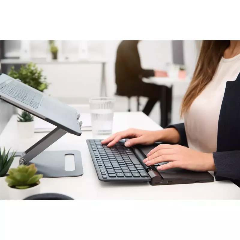 Contour Design RollerMouse Pro belaidė pelė su veganiška odine riešo atrama